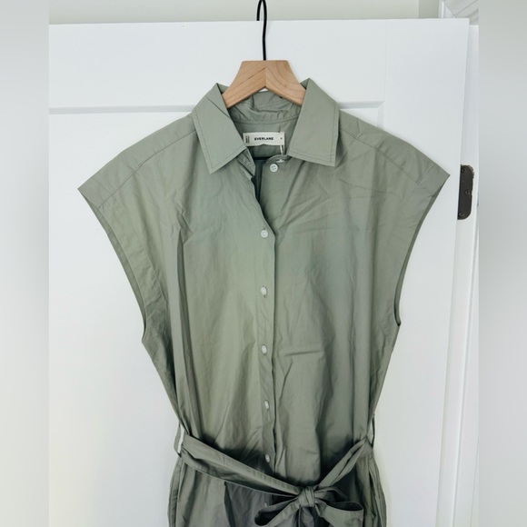 NEW Everlane Supima Cotton Short Sleeve Shirt Dress - Picture 7 of 8